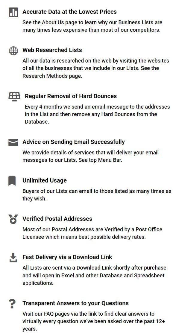 guarantee-points Jewelry retailers marketing list